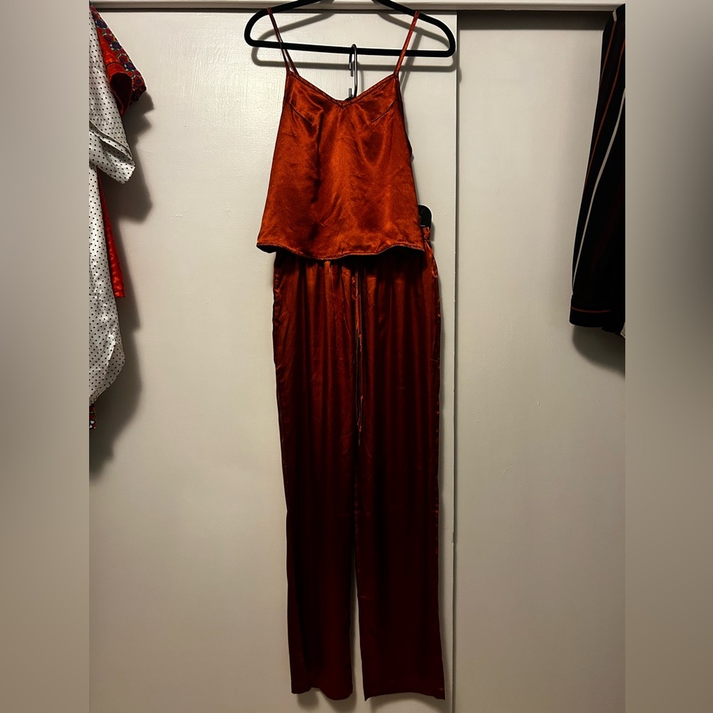 Silky Rust Pajama set